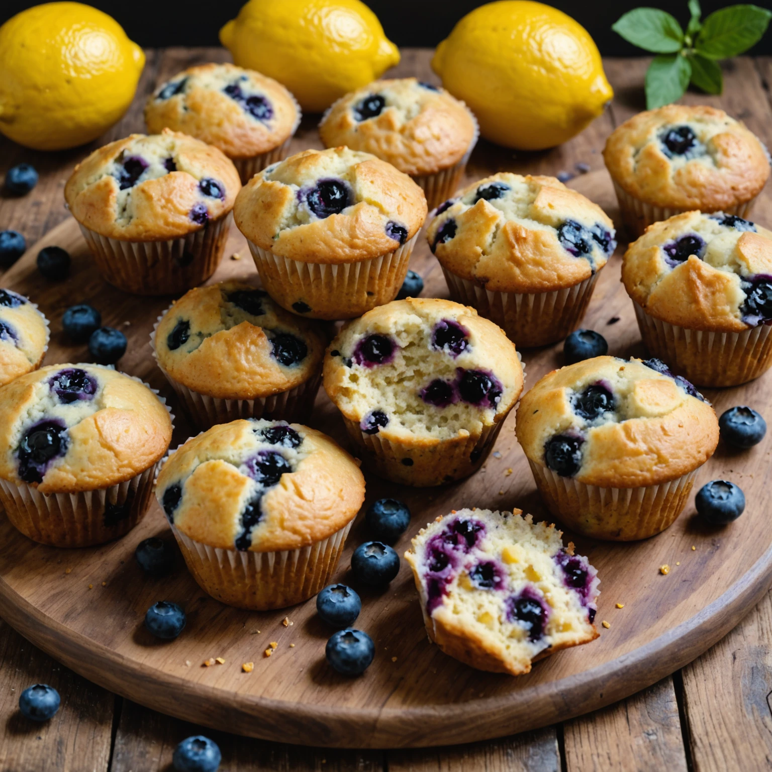 Gluten-Free Lemon Blueberry Muffins