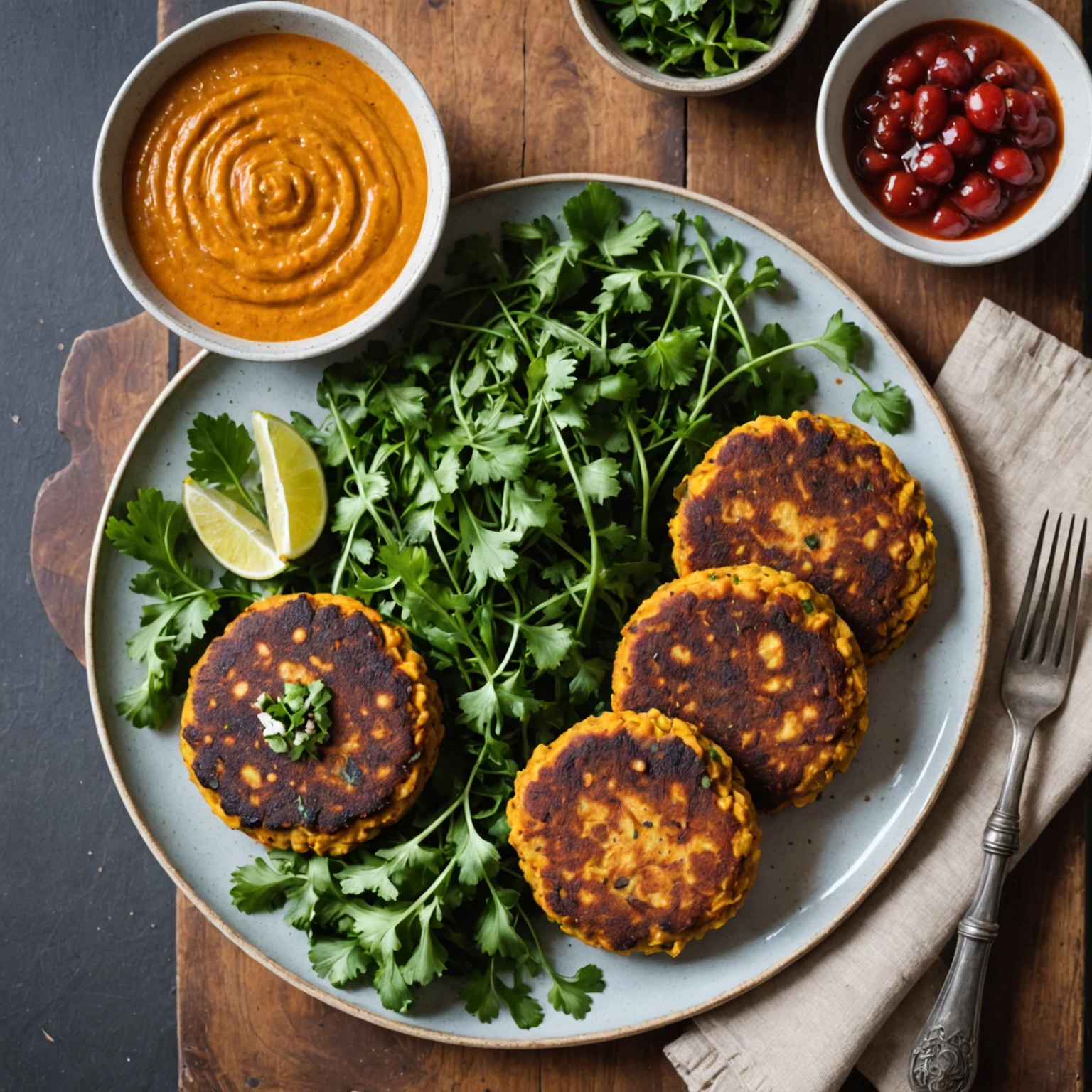 Gluten-Free Sweet Potato Chickpea Patties