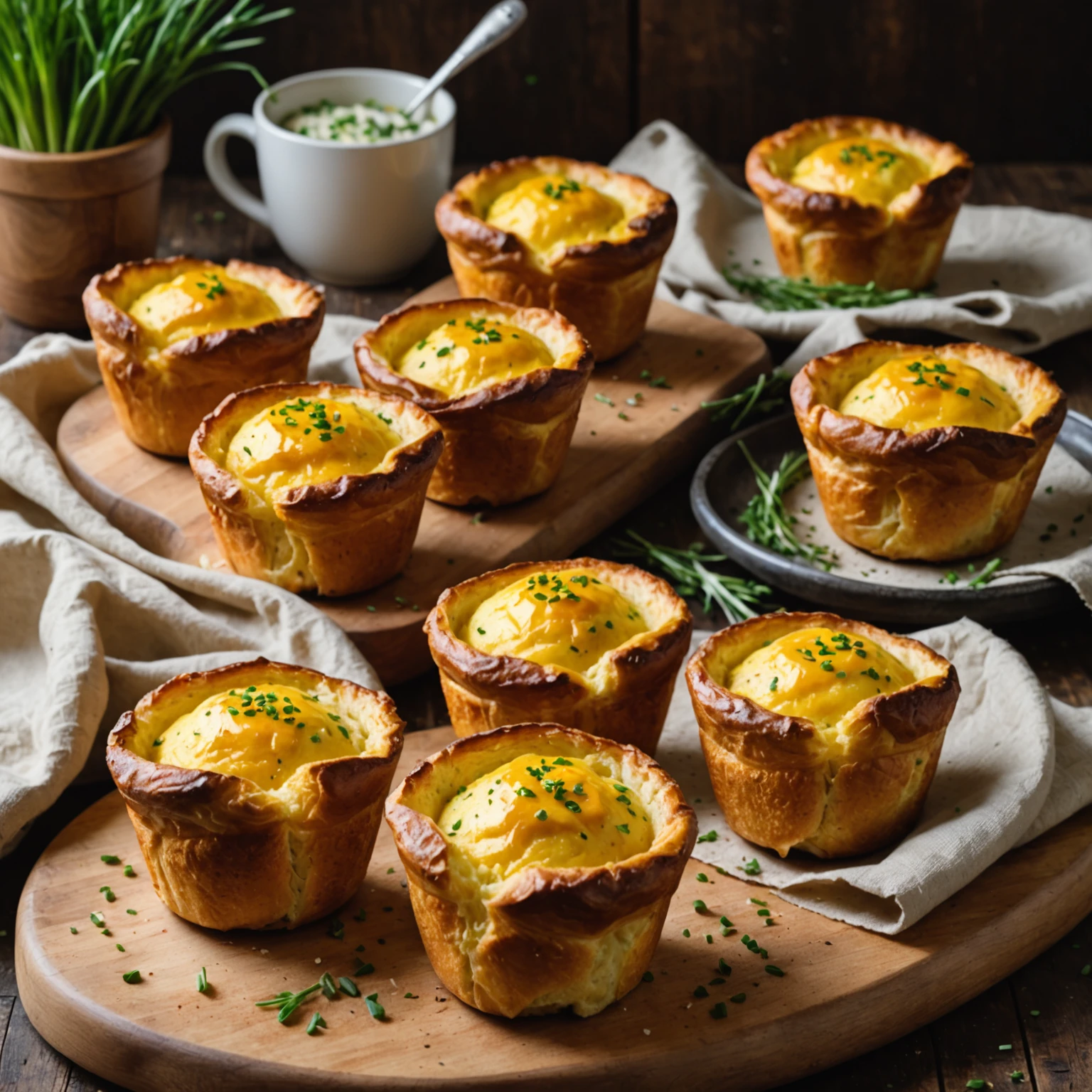 Gluten-Free Savory Cheddar and Chive Popovers