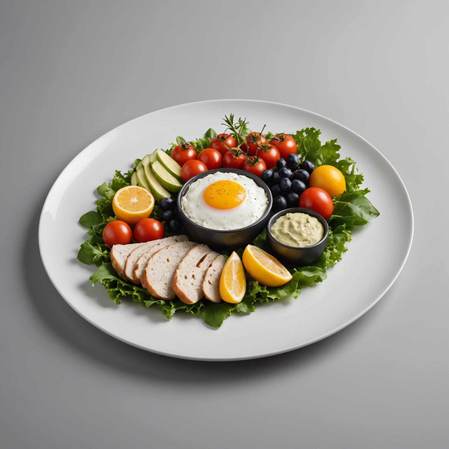 Serving Platter recommended for Gluten-Free Cucumber and Dill Yogurt Dip with Crudités