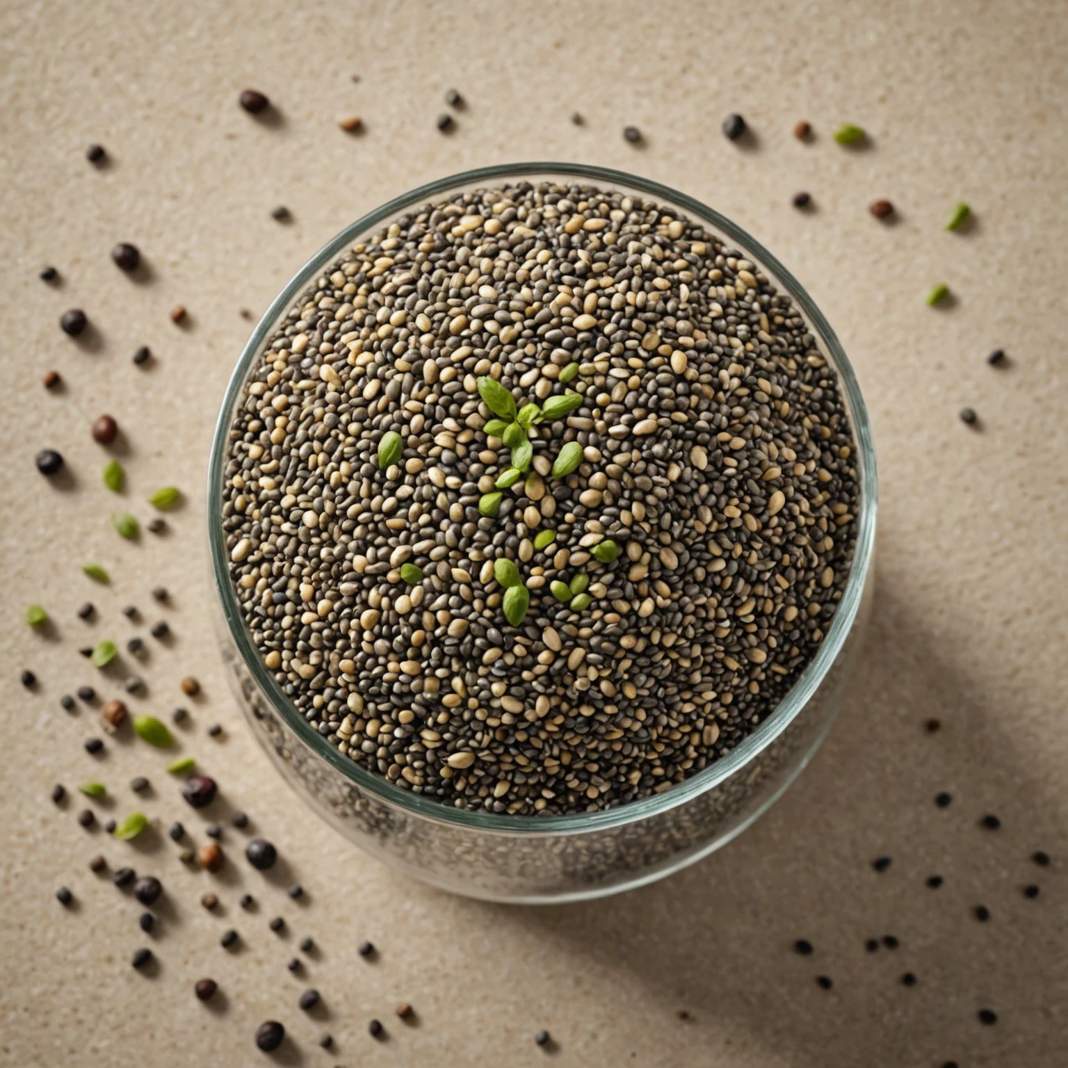 Chia Seeds recommended for Gluten-Free High-Protein Chickpea and Quinoa Breakfast Bars