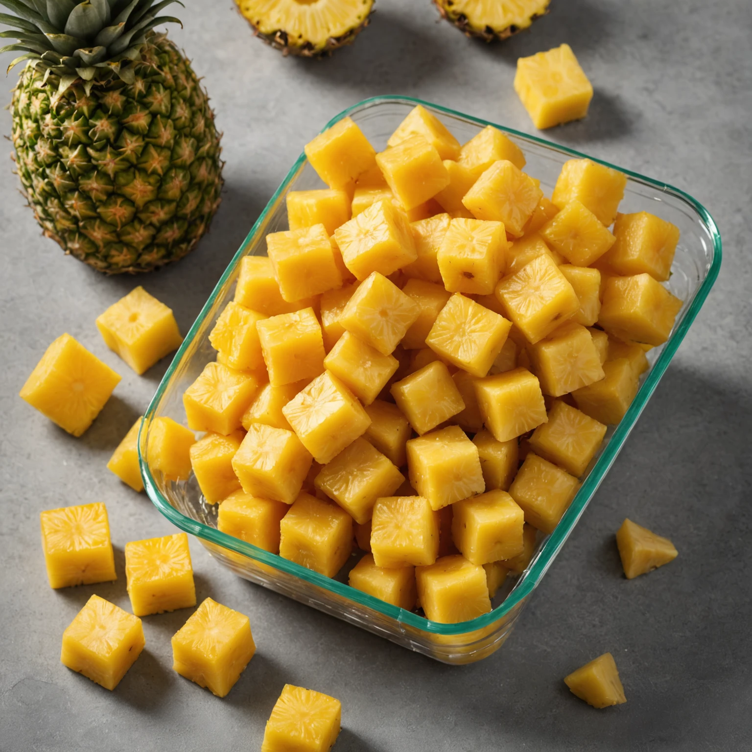 Fresh Pineapple Chunks recommended for Gluten-Free Pineapple Coconut Breakfast Quinoa Bake
