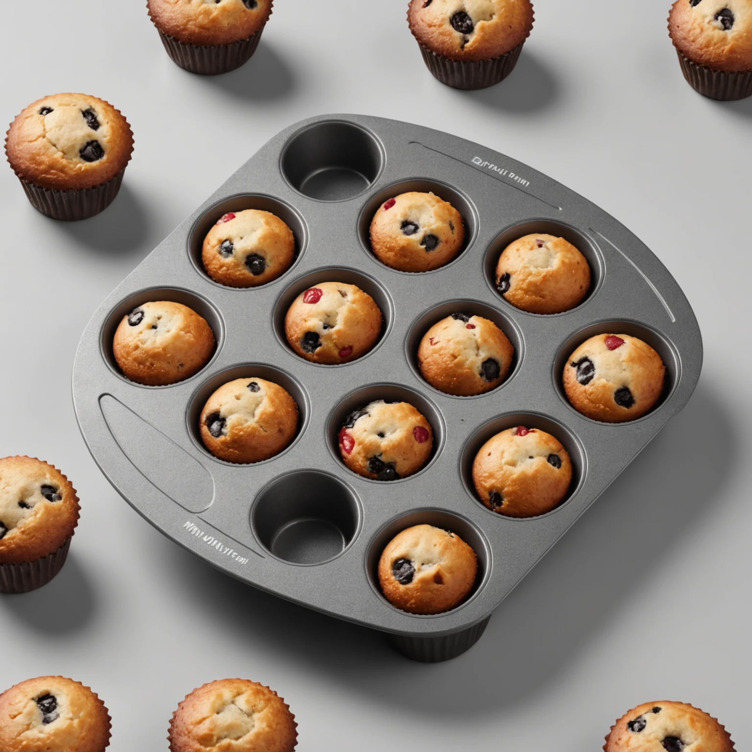 Mini muffin pan recommended for Gluten-Free Cinnamon Orange Scone Muffins