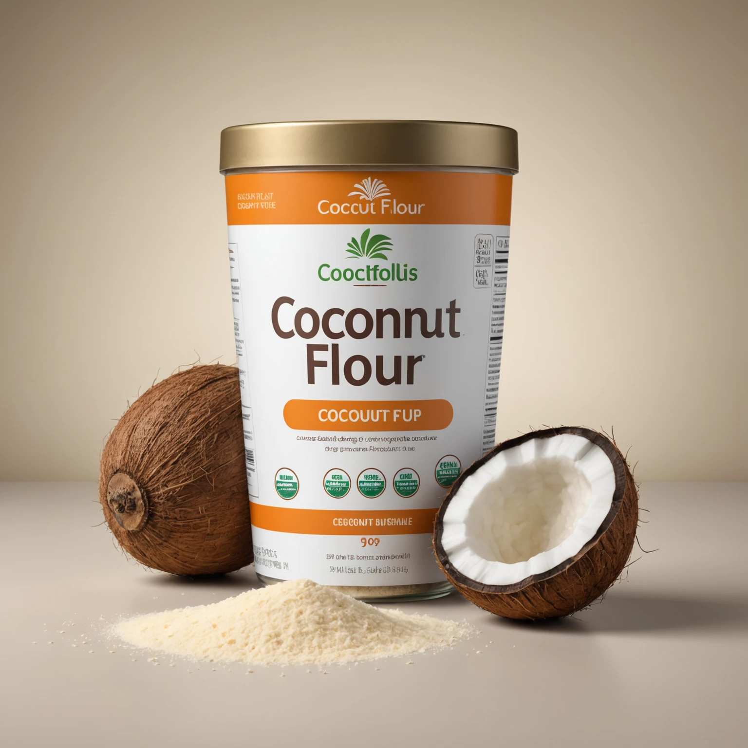 Coconut Flour recommended for Gluten-Free Savory Pumpkin and Herb Breadsticks