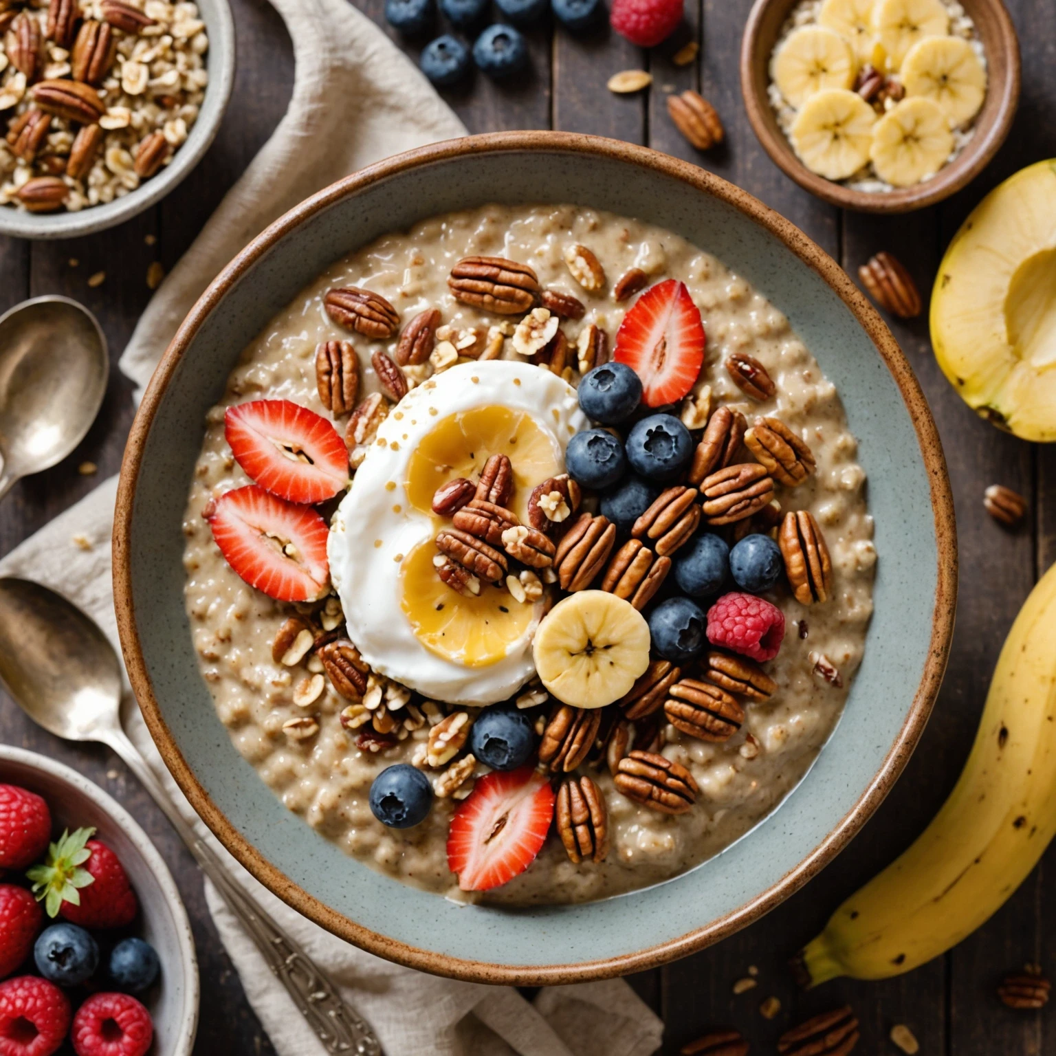 Gluten-Free Maple Pecan Breakfast Porridge