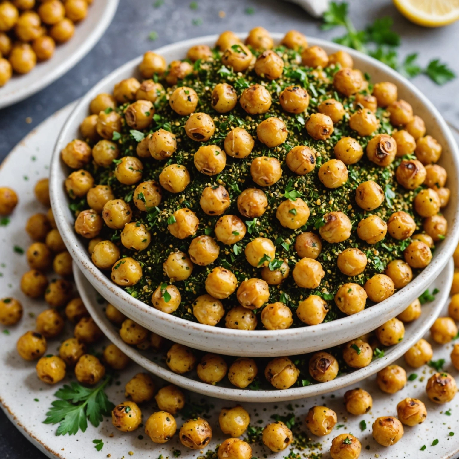 Gluten-Free Roasted Chickpea and Za’atar Snack Bites