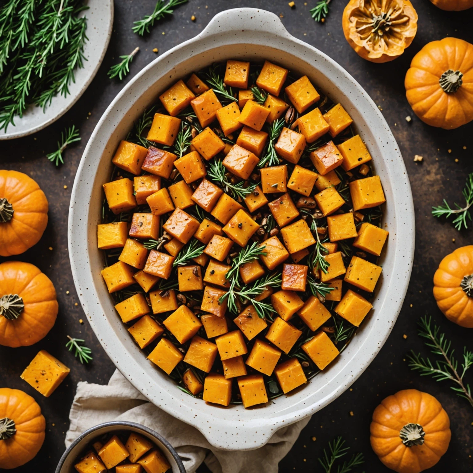 Gluten-Free Whole30 Holiday Spiced Roast Butternut Squash