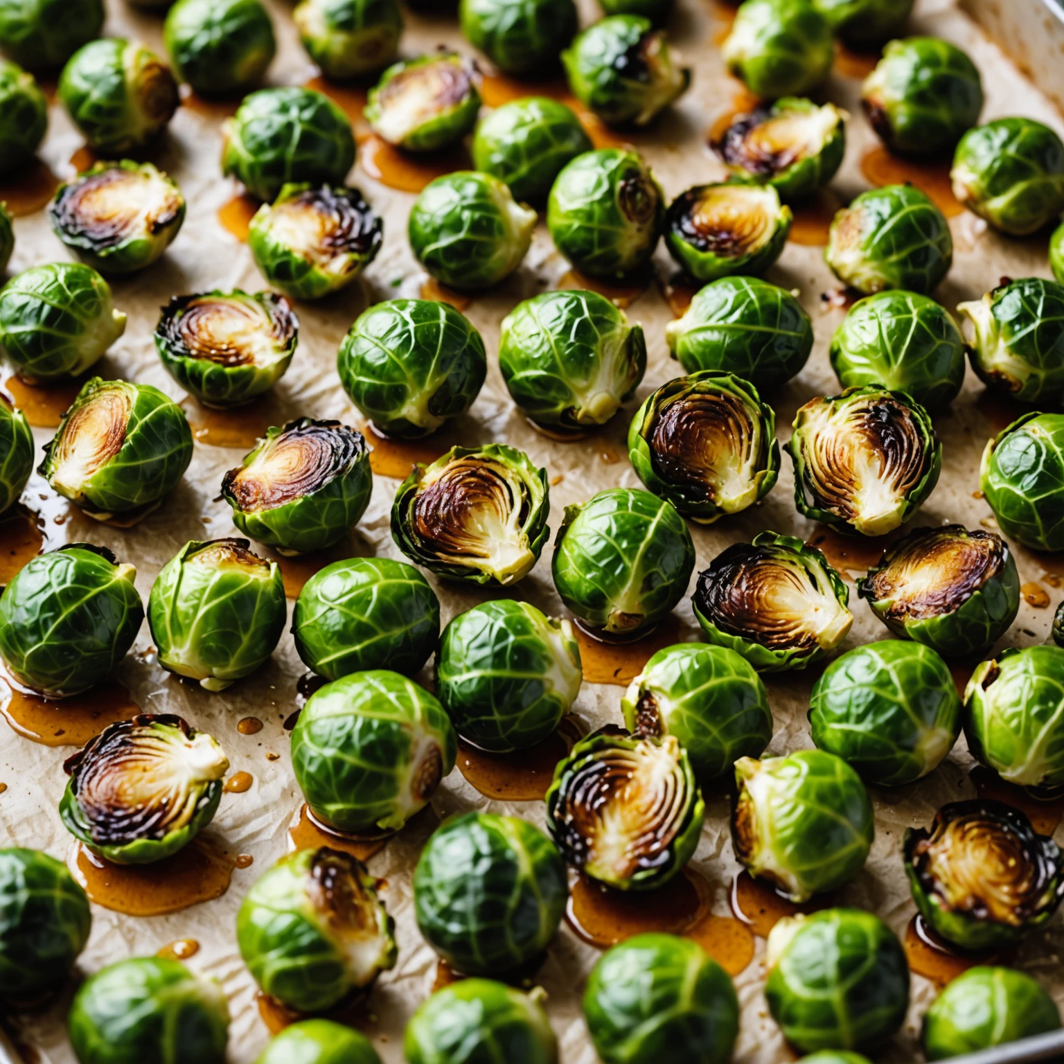 Gluten-Free Maple-Dijon Glazed Roasted Brussels Sprouts