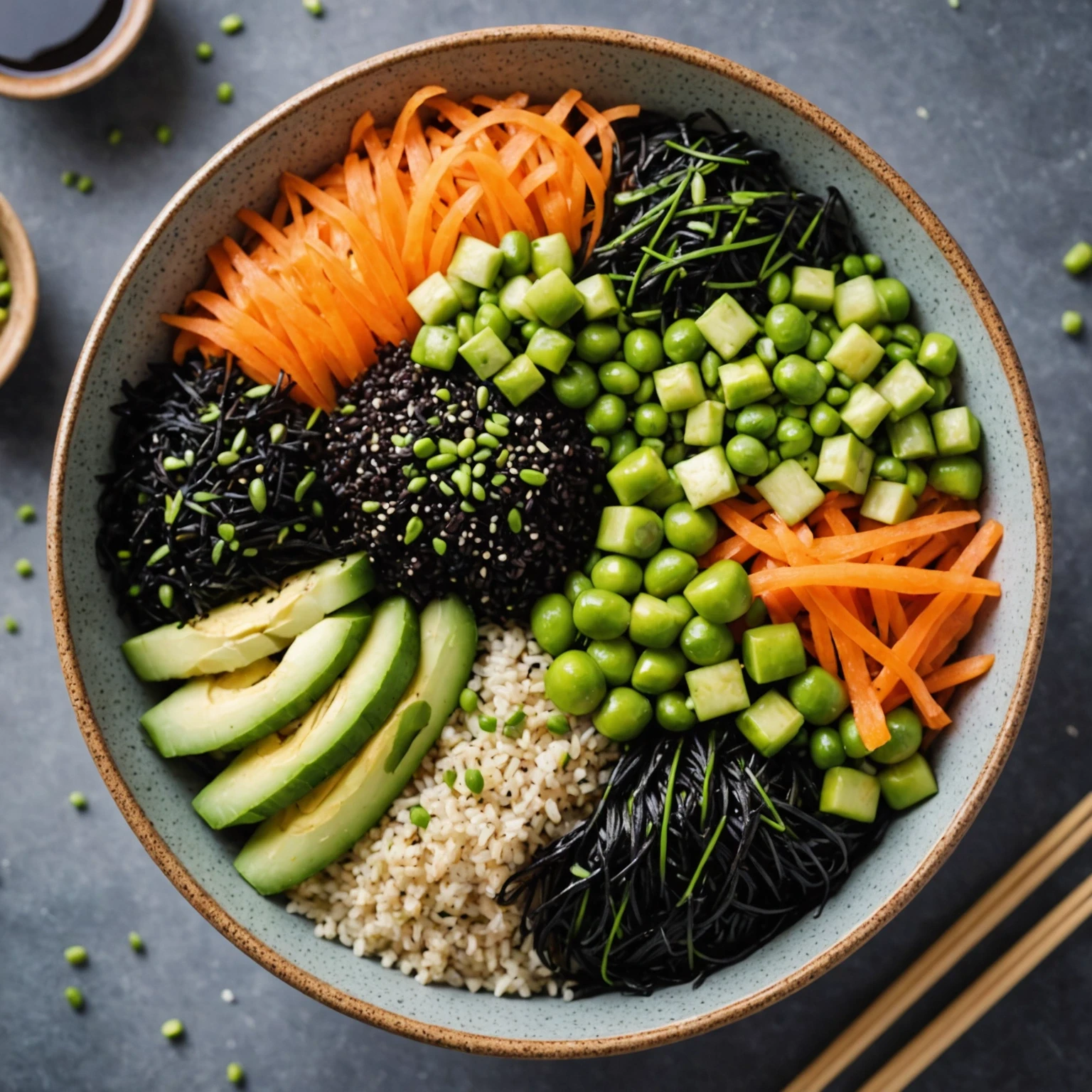 Gluten-Free Quinoa and Vegetable Sushi Bowls