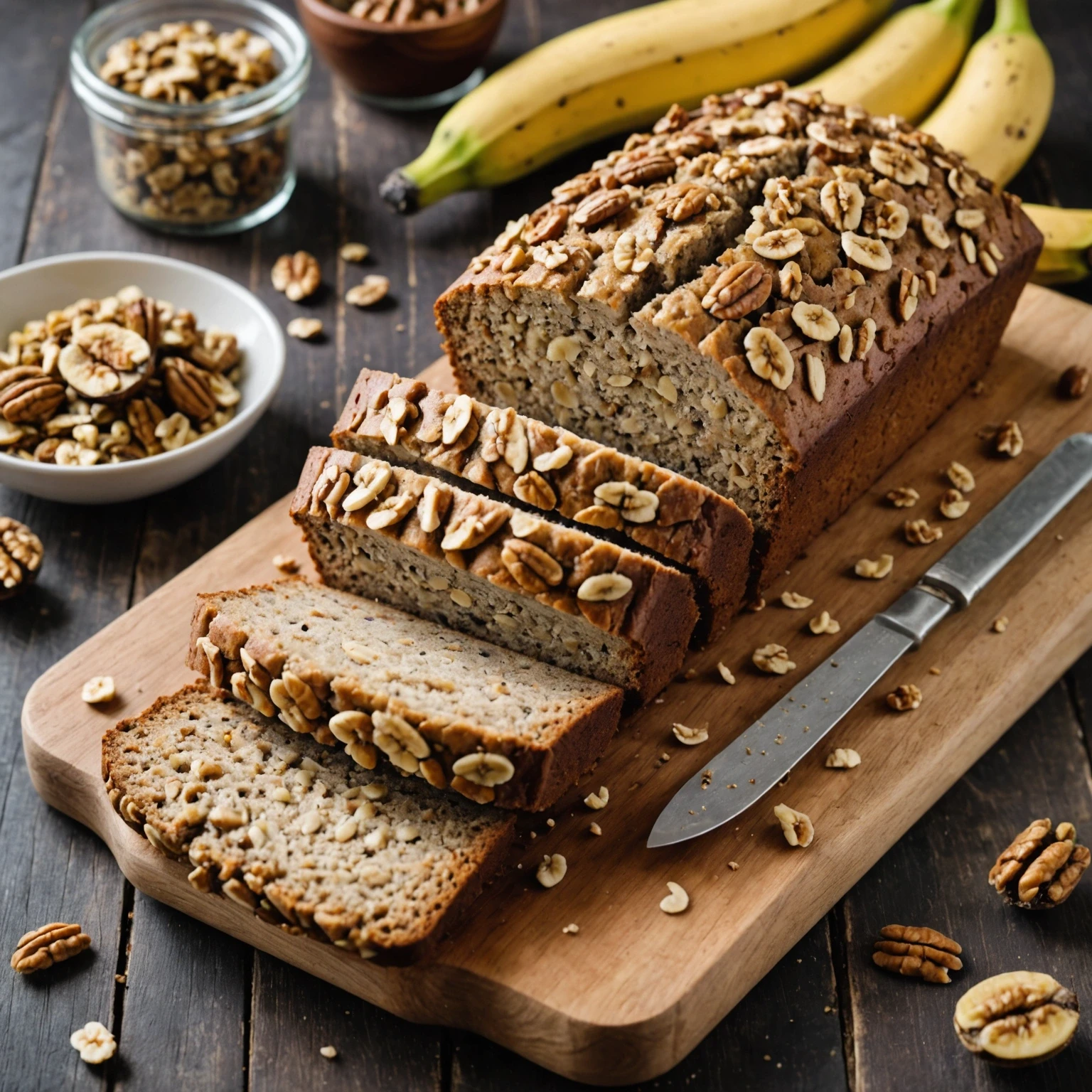 Gluten-Free Paleo Banana Walnut Bread