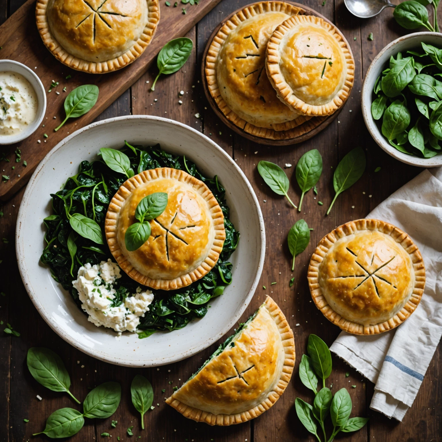 Gluten-Free Savory Spinach and Feta Hand Pies