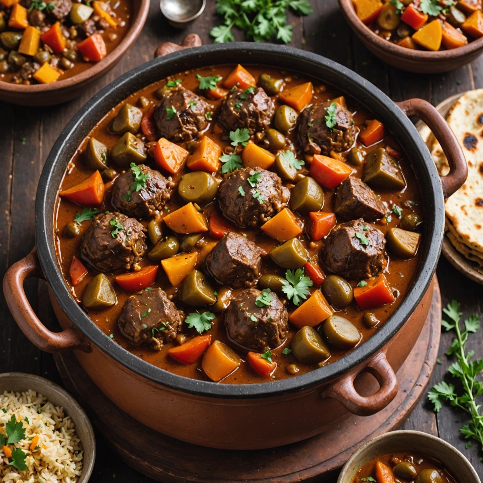 Gluten-Free Hearty Moroccan Lamb Tagine