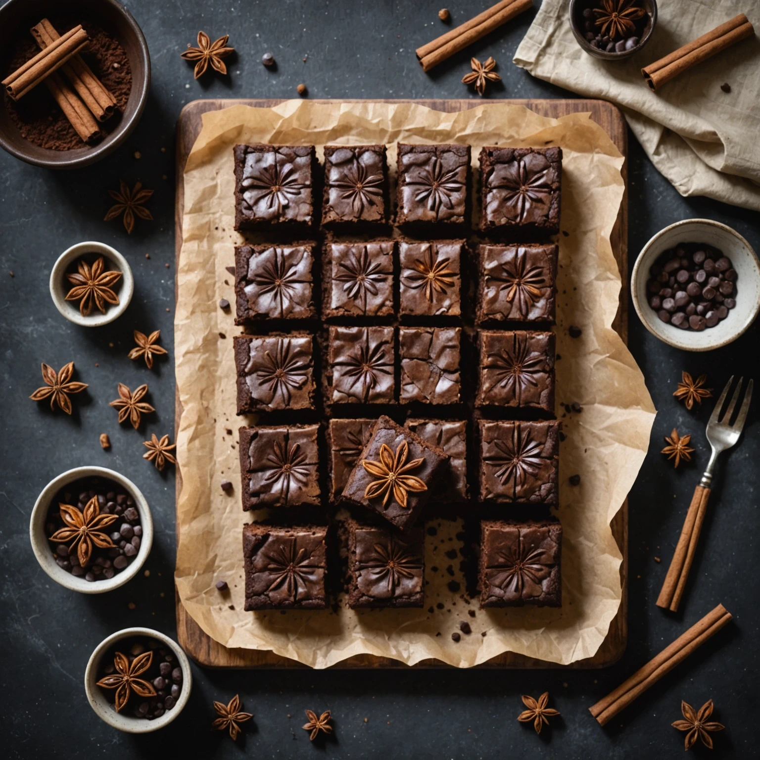 Gluten-Free Chewy Cinnamon Spice Brownies