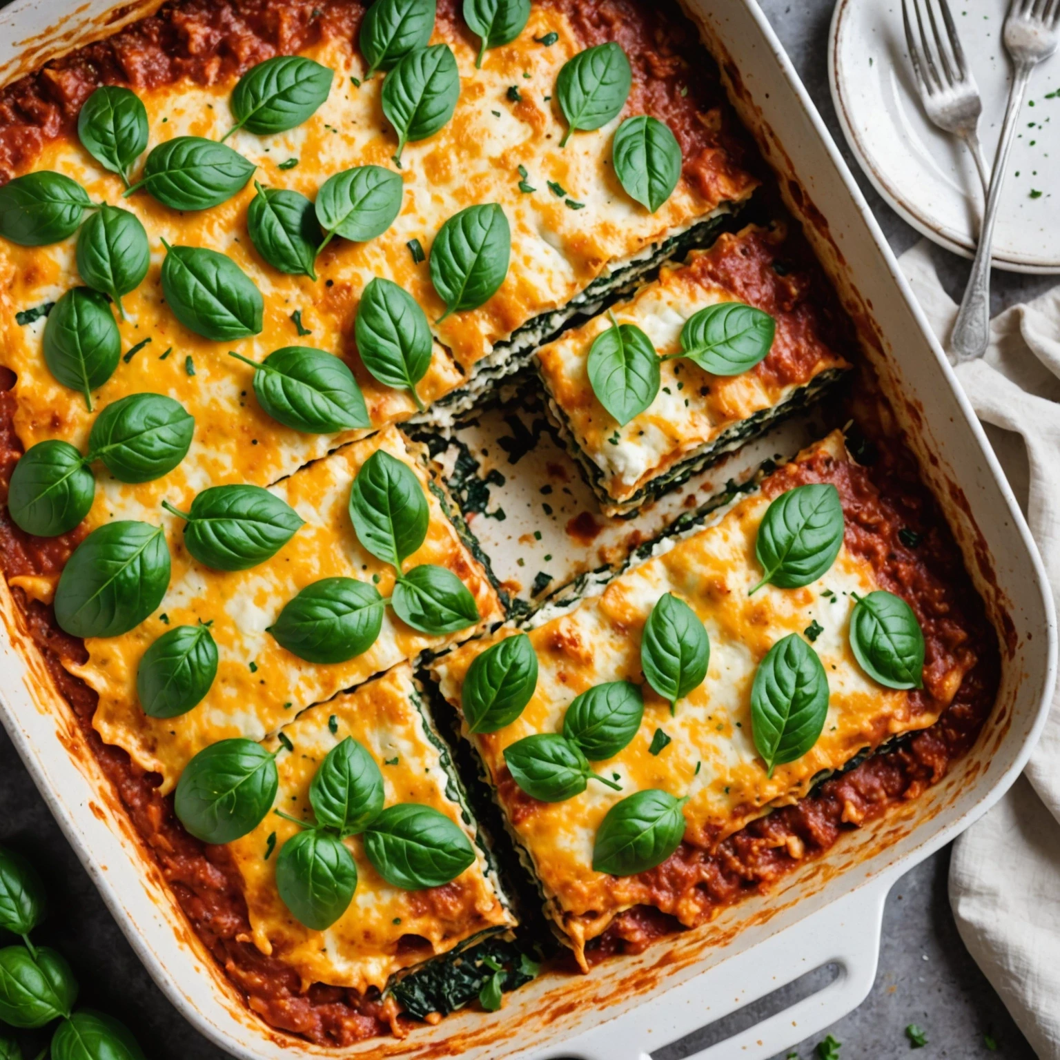 Gluten-Free Low-Carb Zucchini Lasagna with Cashew Ricotta