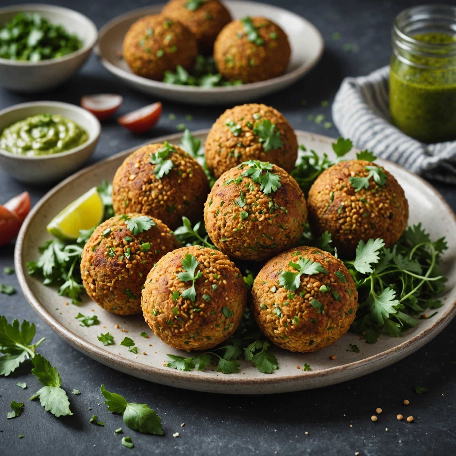 Gluten-Free Family-Friendly Chickpea and Herb Falafel Balls