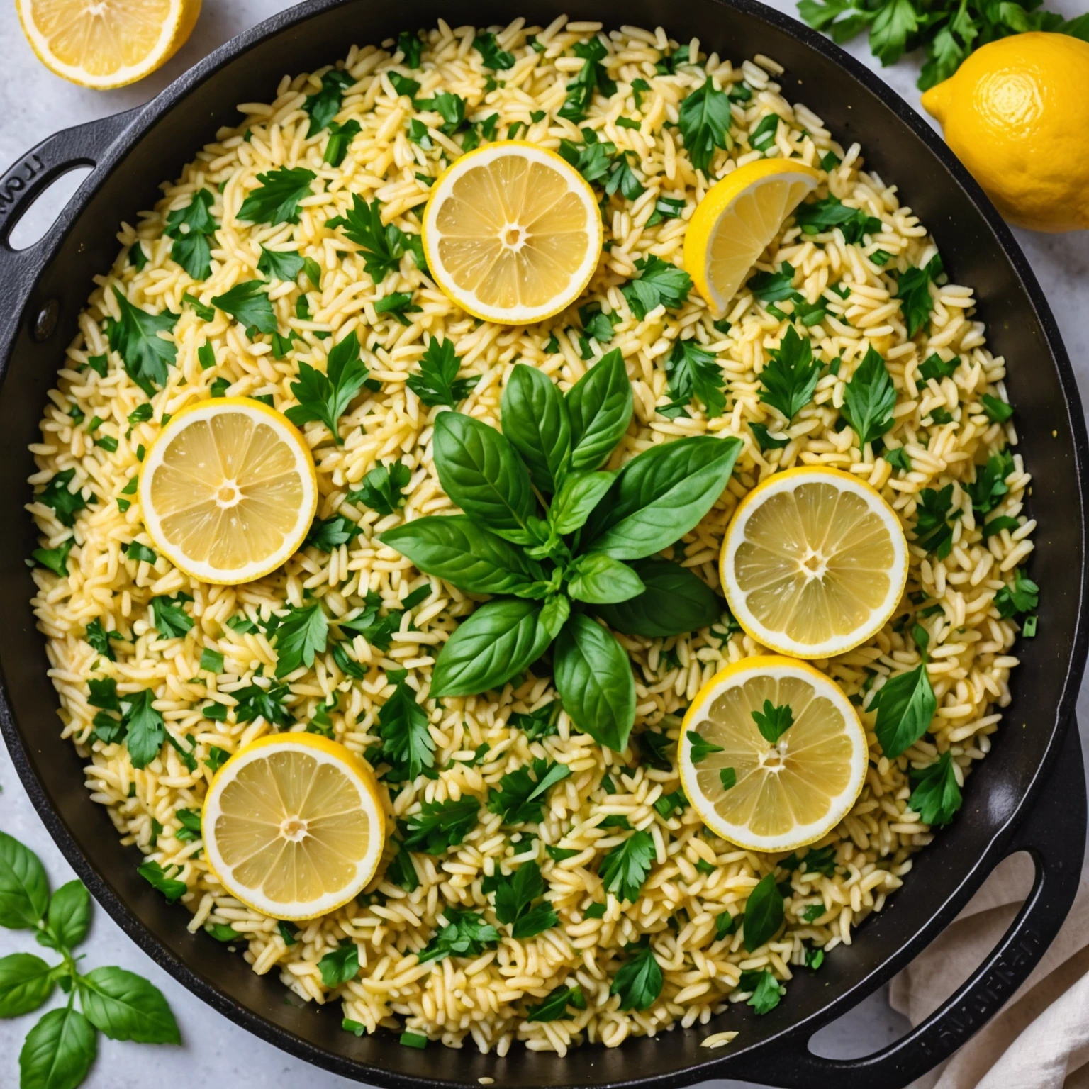 Gluten-Free One-Pot Lemon Herb Orzo Risotto