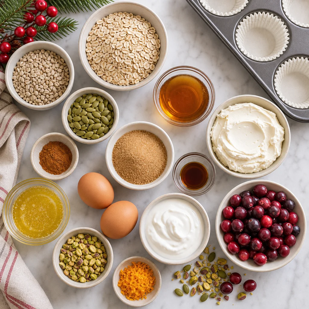 FreeFlourish gluten-free cranberry pistachio cheesecake cups ingredients