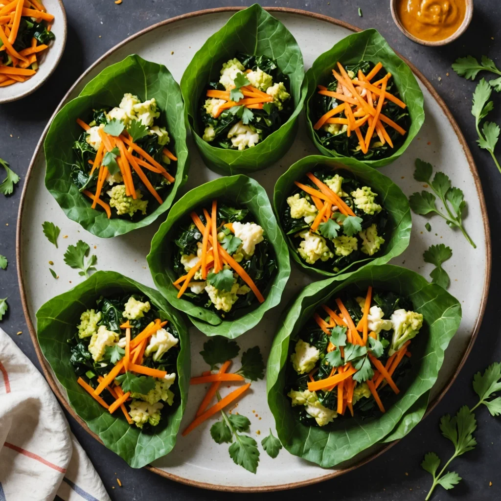 FreeFlourish gluten-free cauliflower and collard green wraps ingredients
