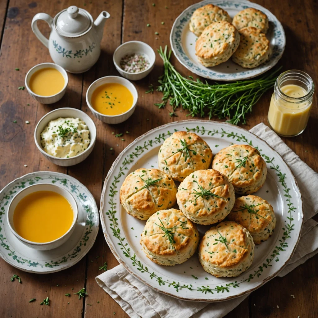 FreeFlourish Gluten-Free Savory Herb and Cheese Scones with Chive Butter ingredients
