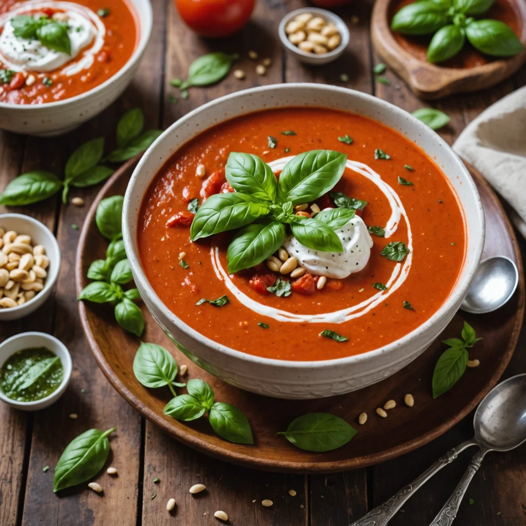 FreeFlourish Gluten-Free Roasted Tomato and Basil Soup with Cashew Cream ingredients